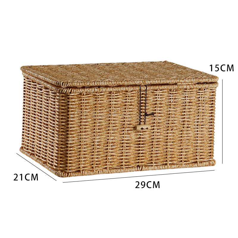 Handcrafted Wicker Storage Chest Kalsten