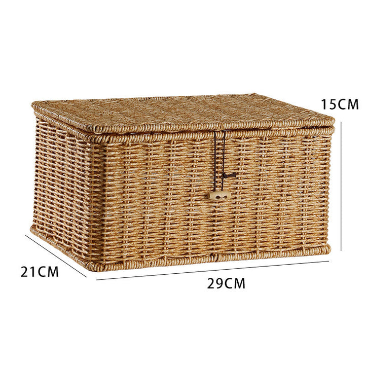 Handcrafted Wicker Storage Chest Kalsten