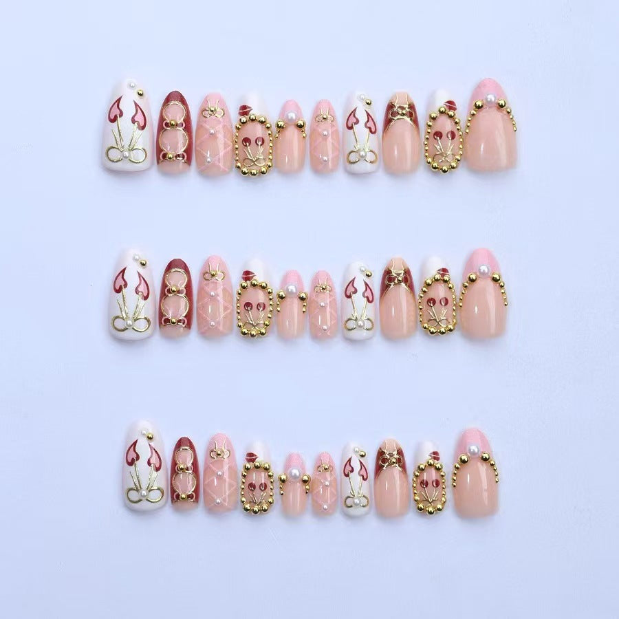 Elegant Decorative Press-On Nails Kalsten