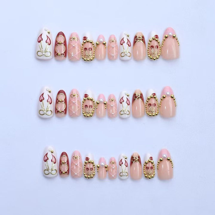 Elegant Decorative Press-On Nails Kalsten
