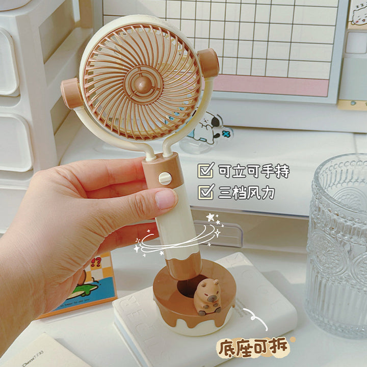 Women's Portable Hand Fan in Charming Animal Design Kalsten