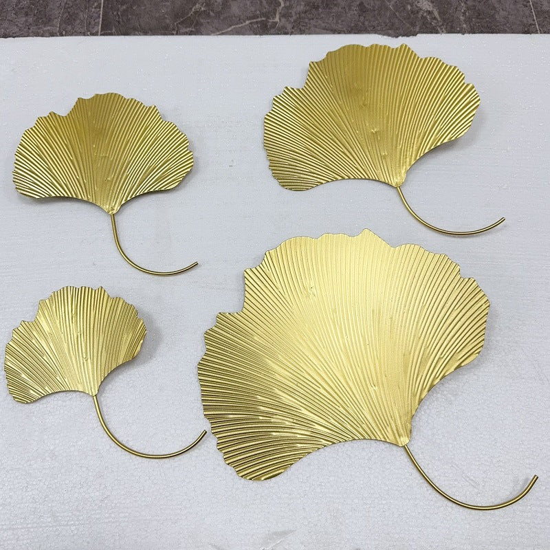 Elegant Ginkgo Leaf Wall Art Hooks Kalsten