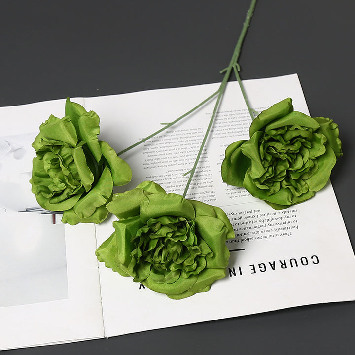 Elegant Faux Peony Stem for Home Decor Display