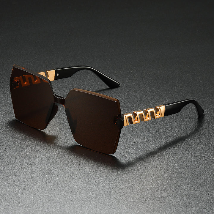 Stylish Geometric Shield Sunglasses Kalsten