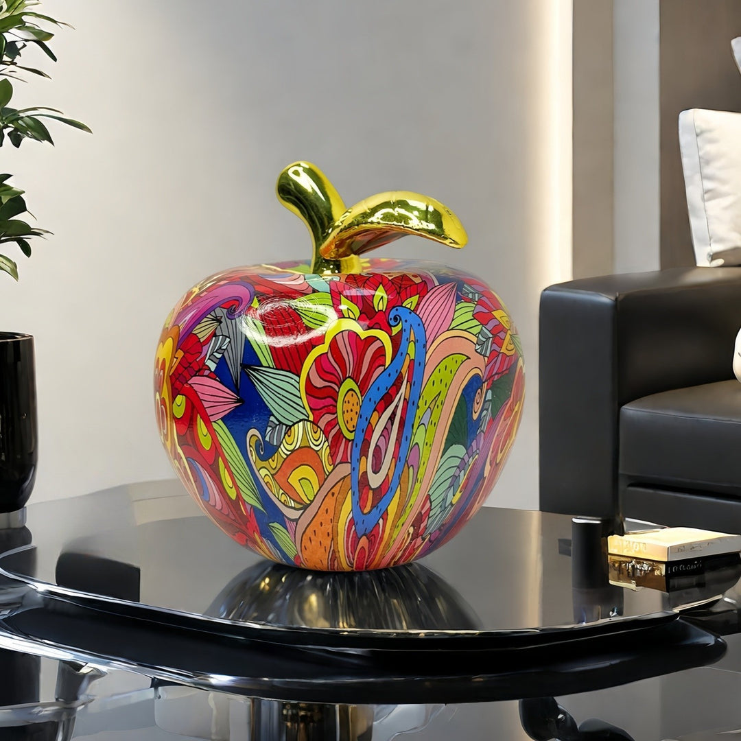 Decorative apple figure with artistic design Kalsten