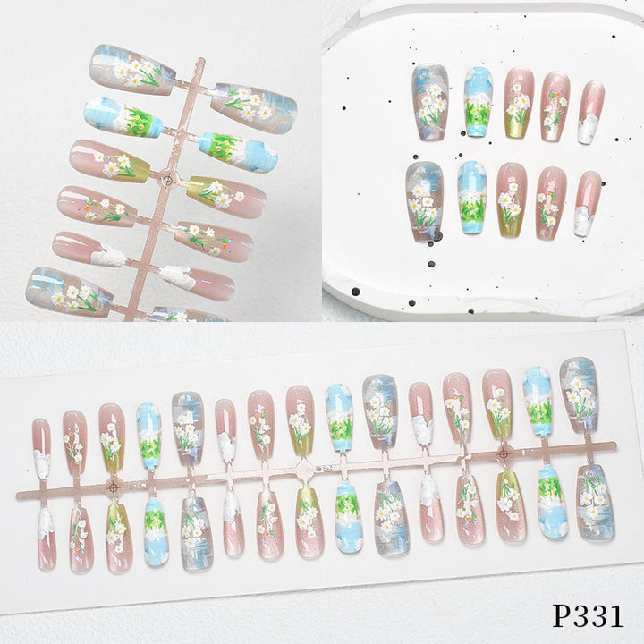Floral Fantasy Press-On Nail Kit Kalsten