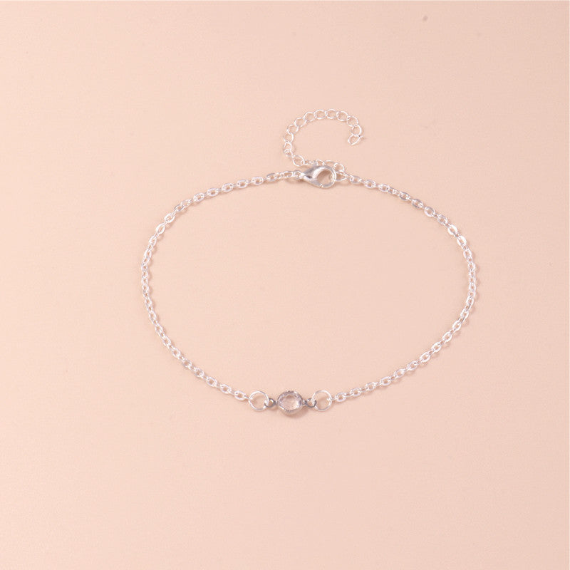 Elegant Minimalist Chain Anklet Kalsten