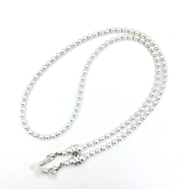 Elegant Pearl Beaded Eyewear Chain Kalsten