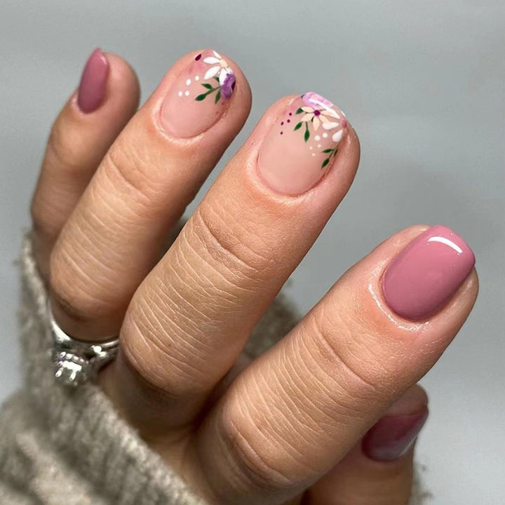 Elegant Floral Nail Art Enhancements Kalsten 1789915696