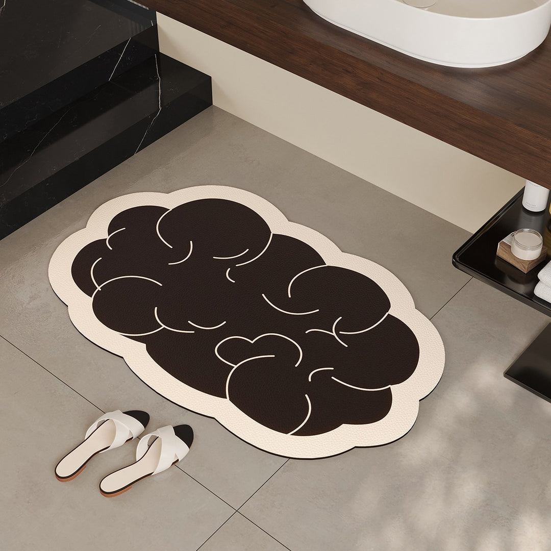 Cloud-Shaped Soft Bath Mat Kalsten