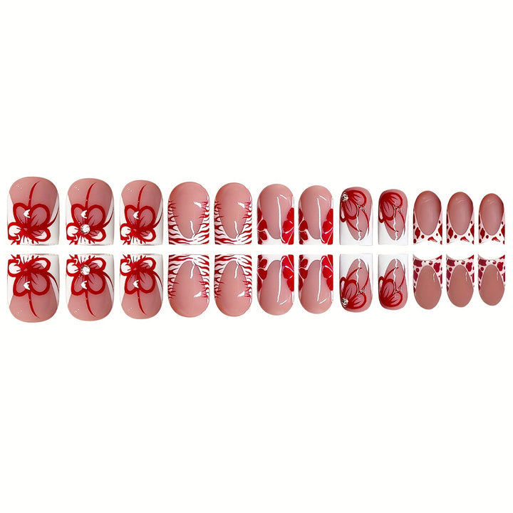Elegant Floral Nail Design Kalsten