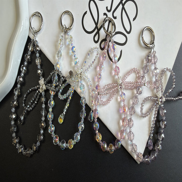 Elegant Crystal Beaded Charm Keychain Kalsten