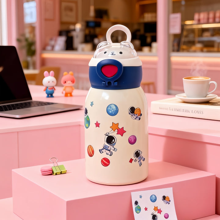 Women's water bottle with unique astronaut design Kalsten