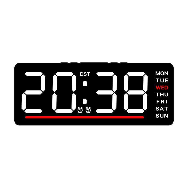 Digital wall clock with LED display Kalsten