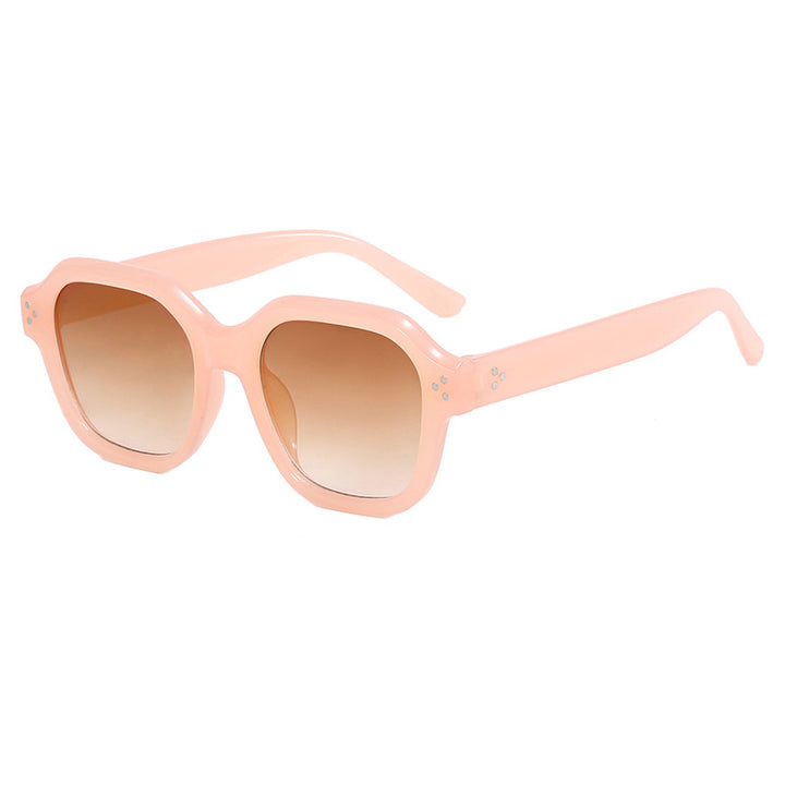Ladies fashionable square sunglasses with mirrored lenses Kalsten