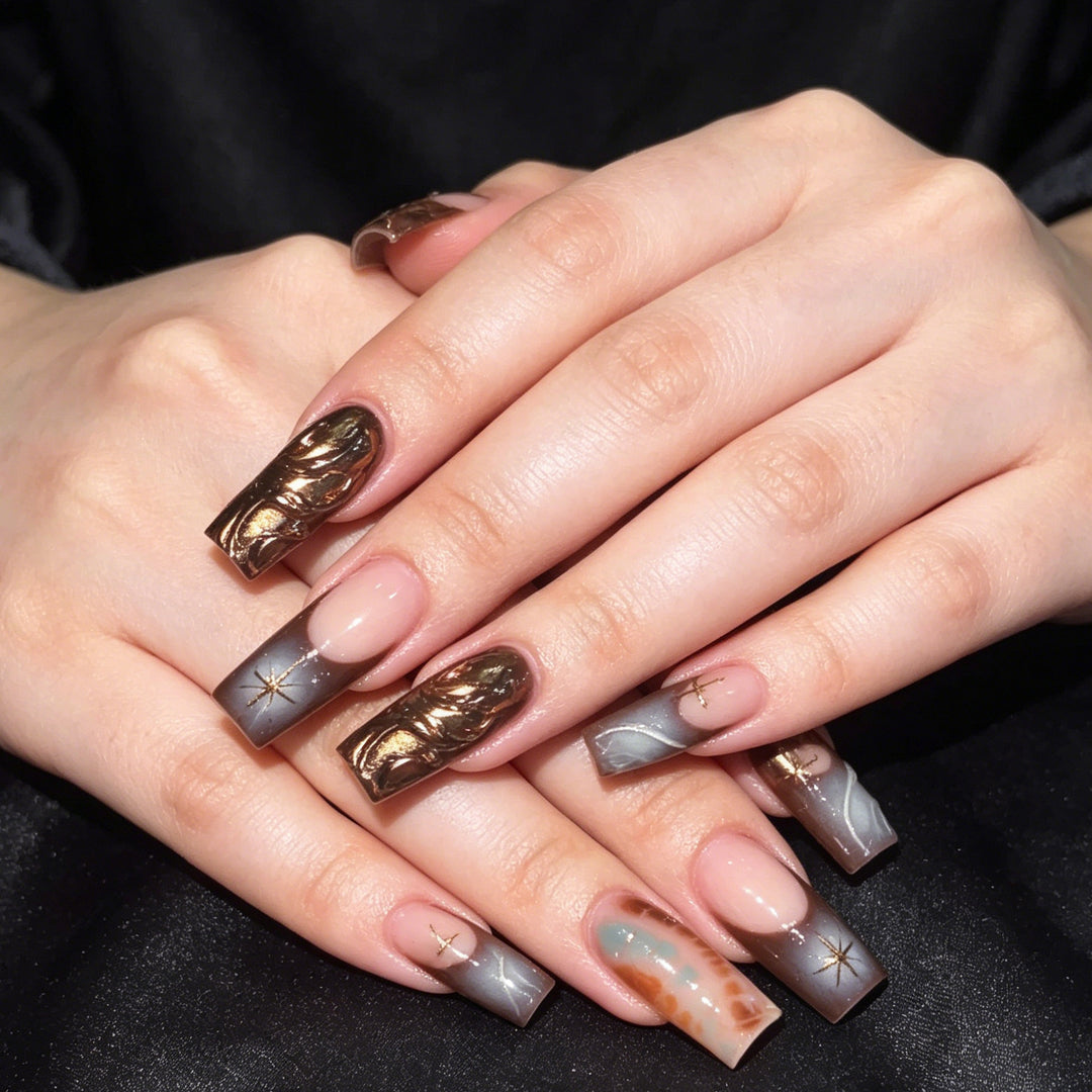 Elegant Acrylic Nail Art Enhancements Kalsten