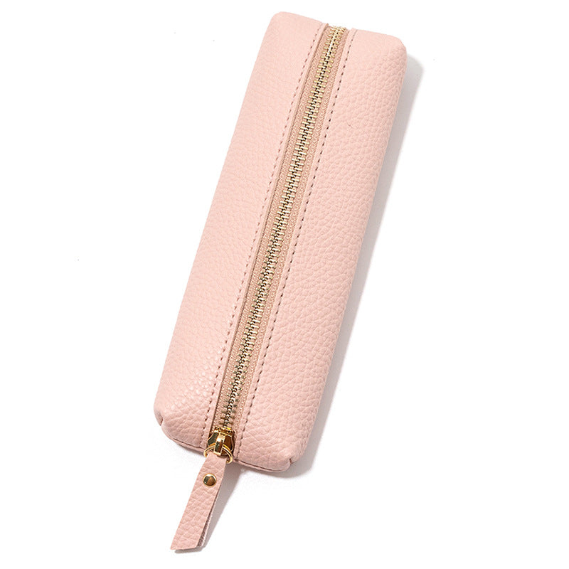 Premium Leather Zippered Pencil Case Kalsten