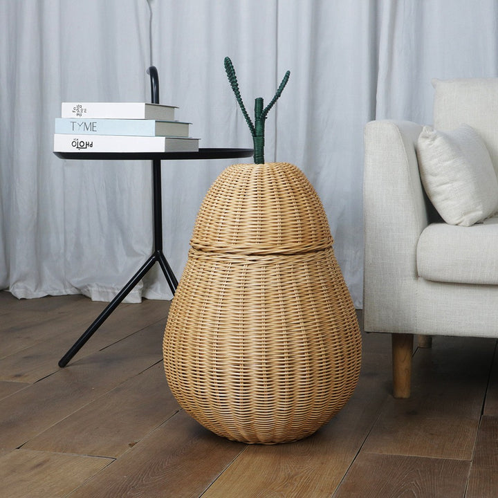 Decorative Woven Storage Container with Lid Kalsten