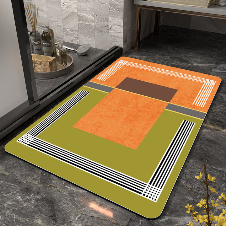 Stylish Modern Bathroom Mat Kalsten