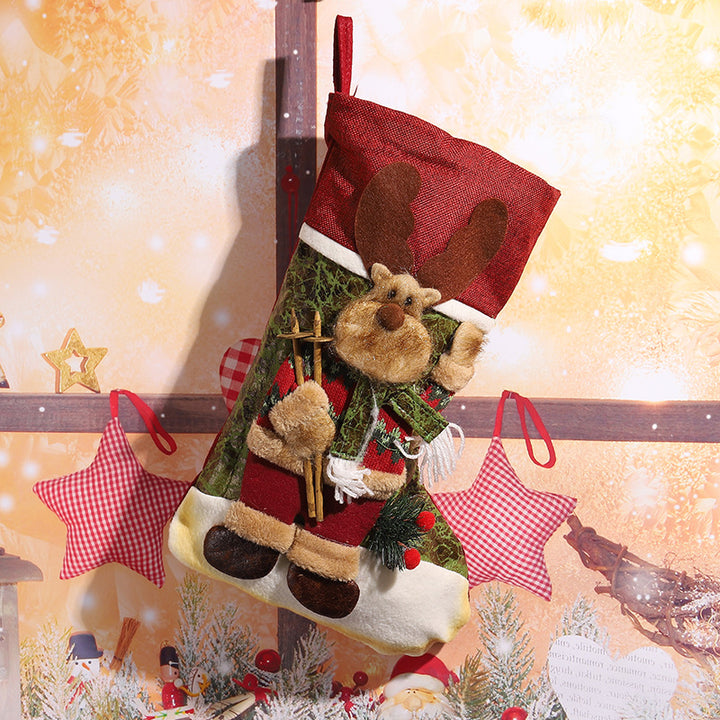 Cute Christmas stocking with reindeer design Kalsten