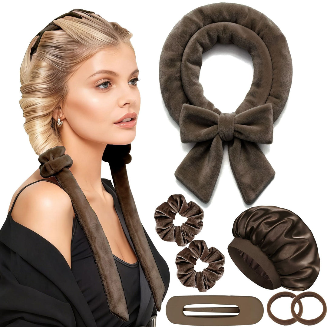 Heatless Satin Hair Curling Set