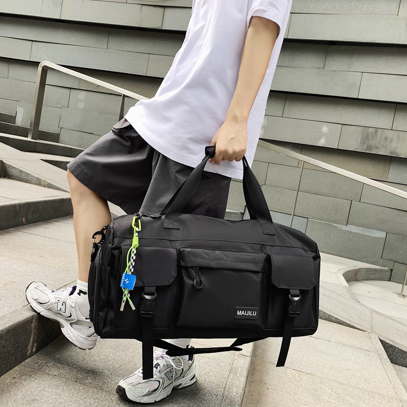 Versatile Multi-Pocket Sports Duffel Bag Kalsten