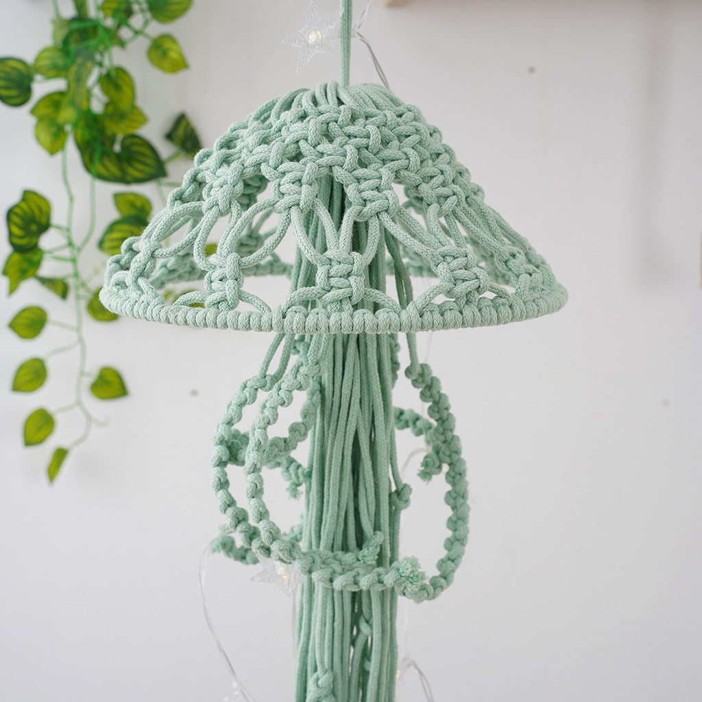 Decorative Macramé Jellyfish Wall Art Kalsten