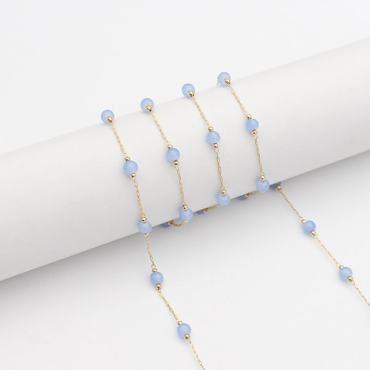 Elegant Beaded Eyewear Retainer Chain Kalsten