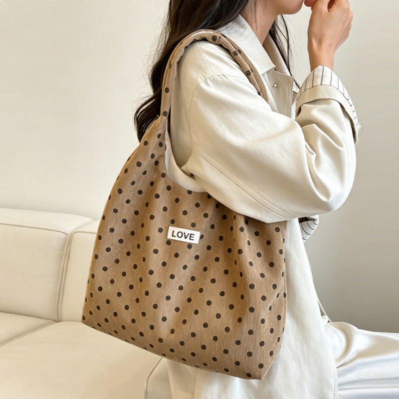 Casual Polka Dot Tote Bag Kalsten