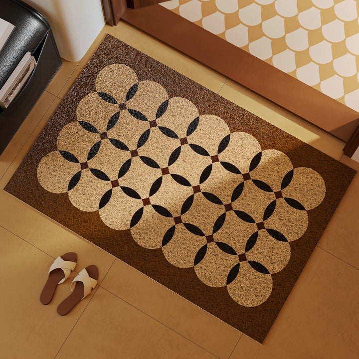 Geometric Pattern Entrance Mat