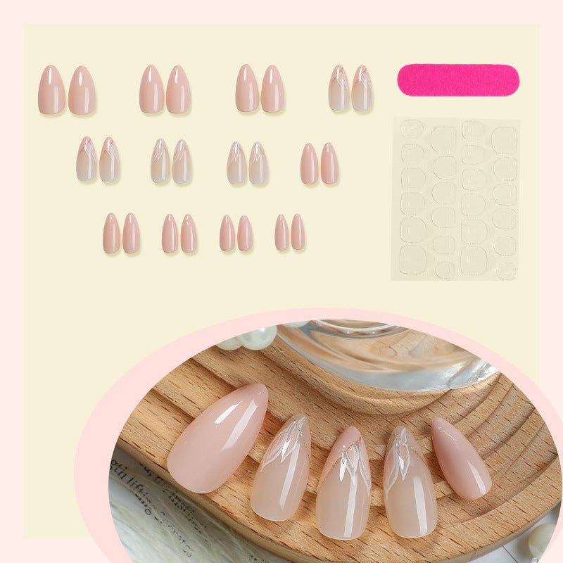 Elegant Floral Inspired Press-On Nail Set Kalsten