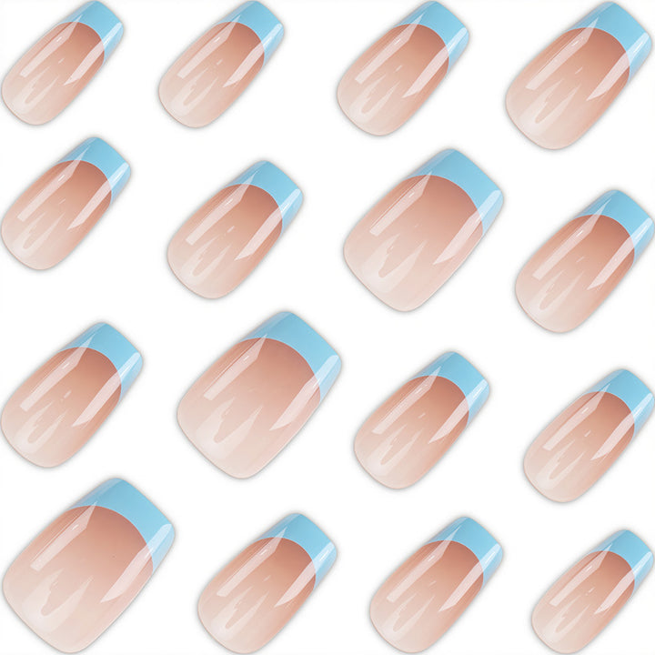 Artistic French Tip Press-On Nails Kalsten