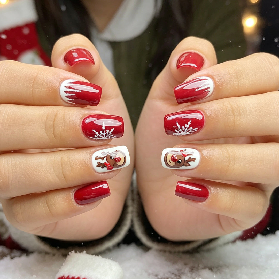 Artistic Holiday Nail Art Kalsten