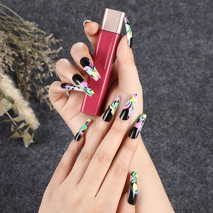 Creative wave pattern artificial nails Kalsten