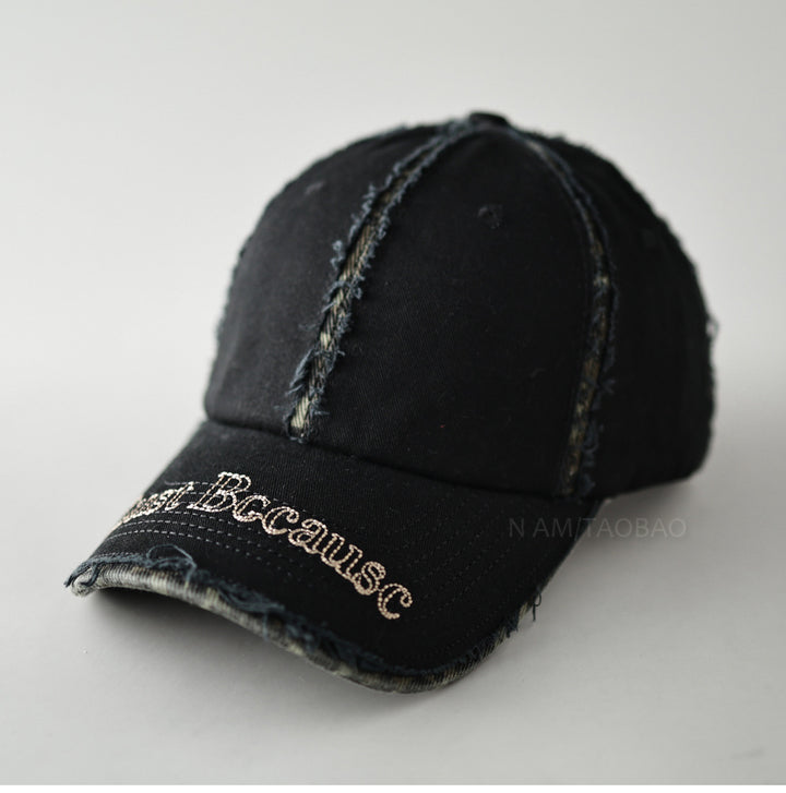 Men's Distressed Vintage-Inspired Baseball Cap Kalsten