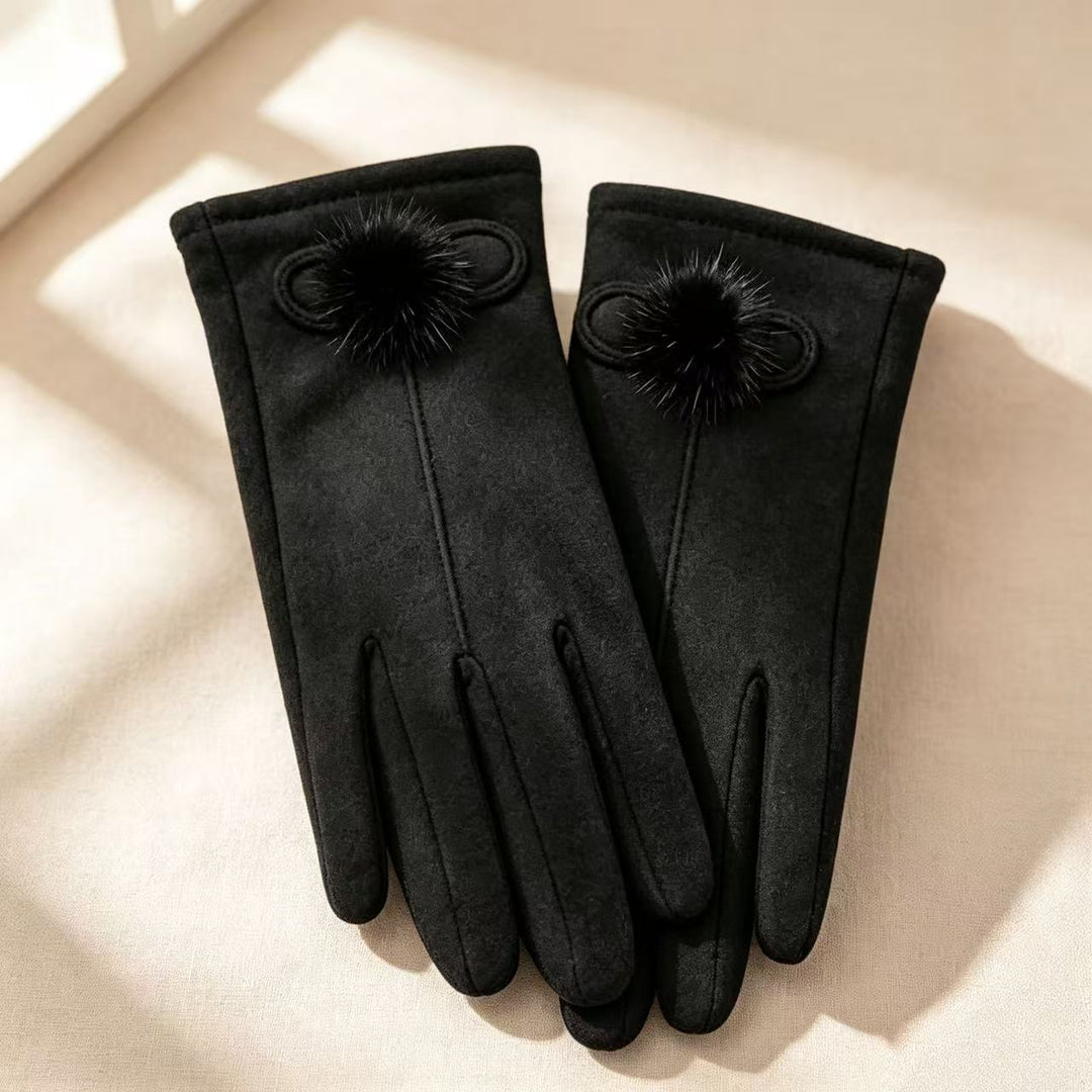 Winter Plaid Pattern Touchscreen Gloves Kalsten