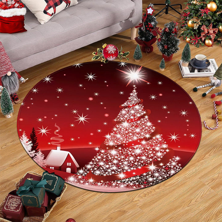 Christmas-Themed Decorative Area Mat