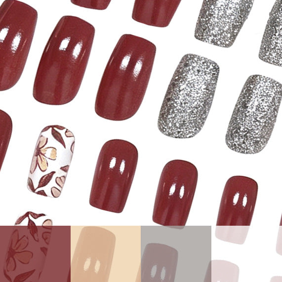 Artistic Floral Nail Design Kalsten