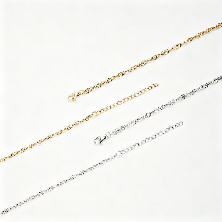 Textured Twisted Chain Bracelet Kalsten