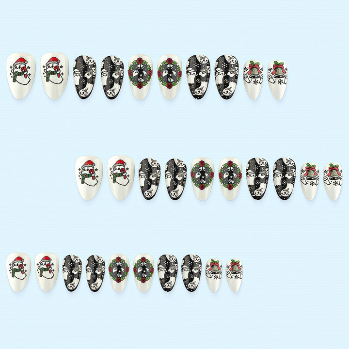 Christmas motif nail set Kalsten