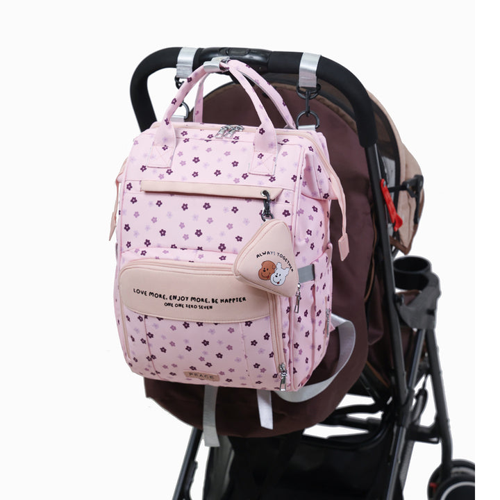 Stylish Floral Pattern School Backpack Kalsten