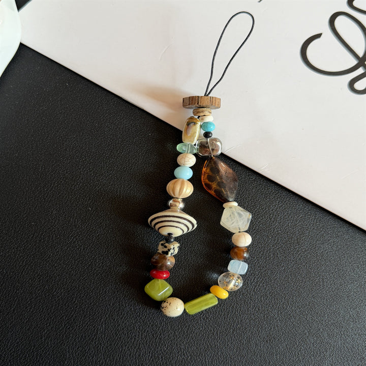 Colorful Artisan Beaded Lanyard Kalsten
