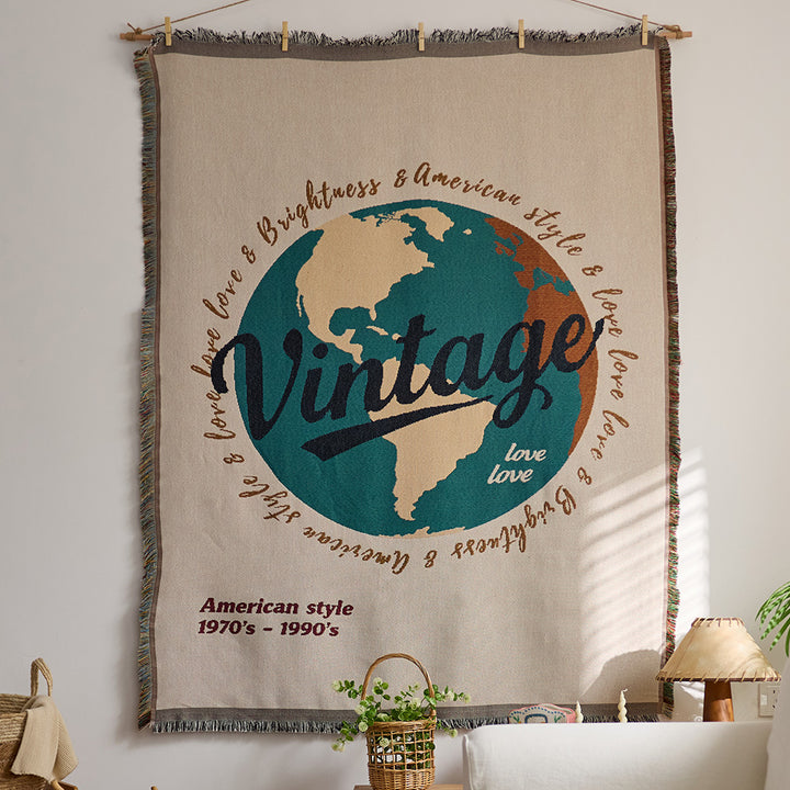 Festive Holiday-Themed Wall Tapestry