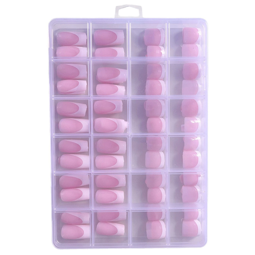 Artificial nail set with elegant gradient and high-gloss surface Kalsten