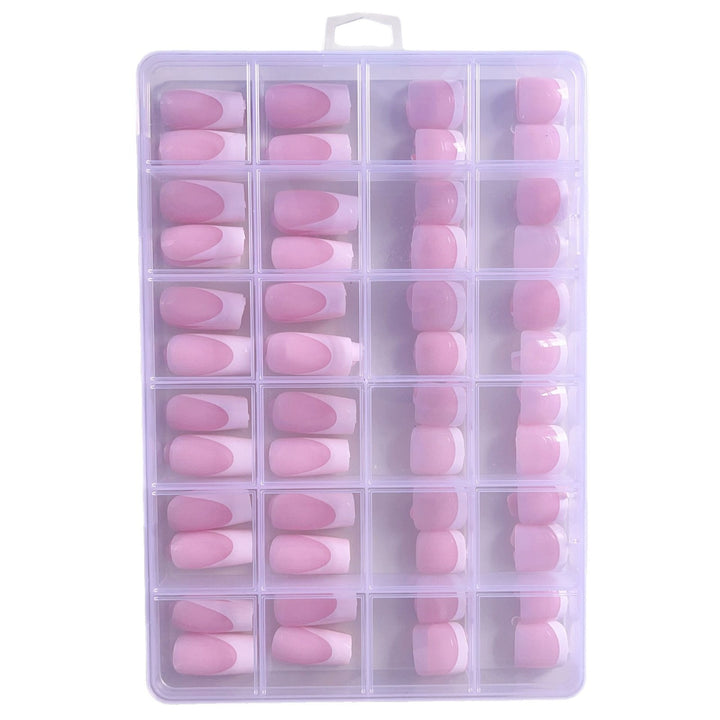 Artificial nail set with elegant gradient and high-gloss surface Kalsten