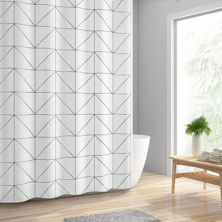 Modern Geometric Pattern Shower Curtain Kalsten