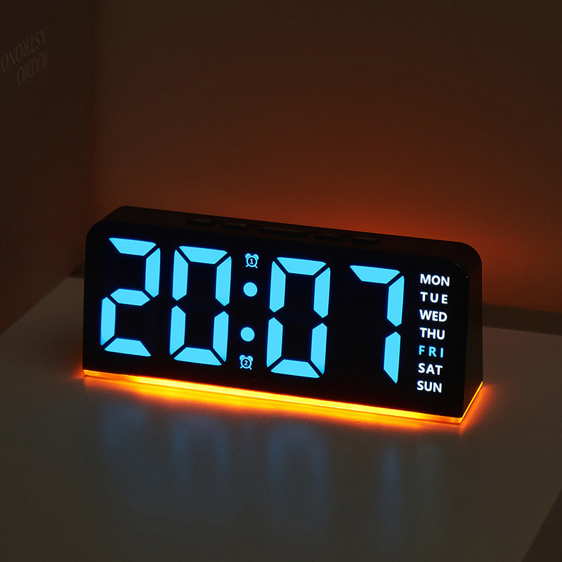 Digital LED alarm clock with color change Kalsten