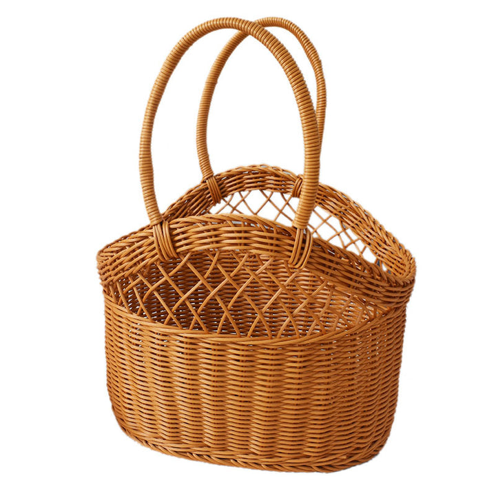 Handwoven Market Tote Basket Kalsten
