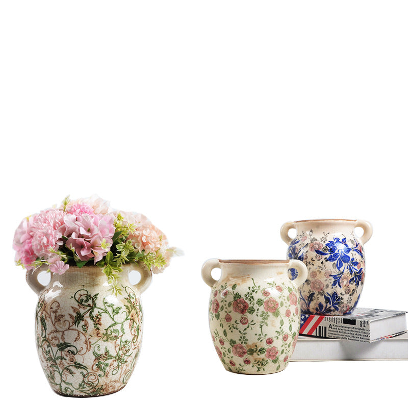 Flower decoration vessel with playful pattern Kalsten