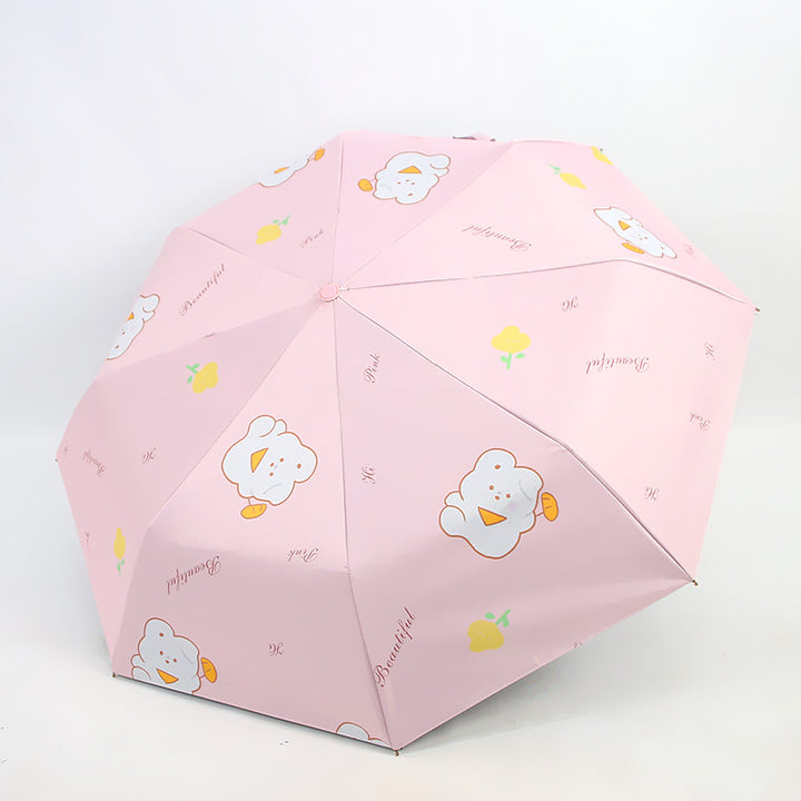 Women's Foldable Umbrella with Cute Design Kalsten